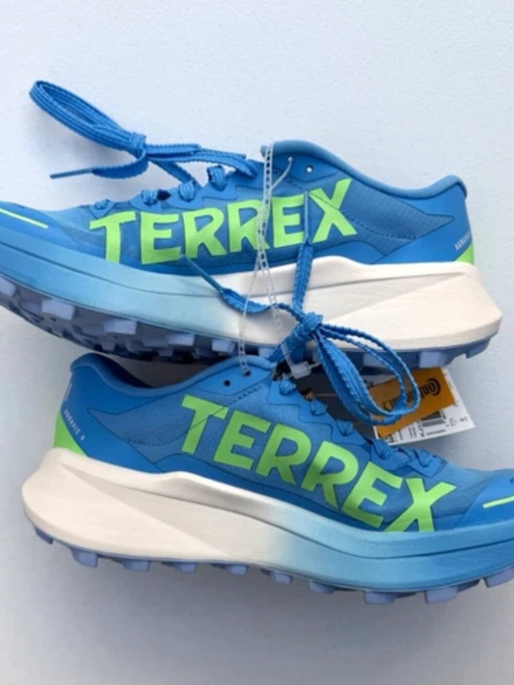 Adidas Terrex Agravic 4 W Womens 9 Blue Trail Running Shoes Lightstrike KJ1292
